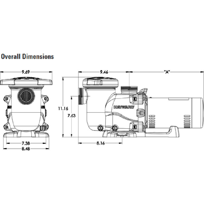 Hayward SP2307X10 Max-Flo XL 1 HP Pool Pumps on Sale at YourPoolHQ