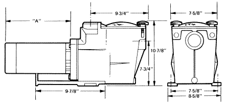 Hayward Super Pump Dimensions