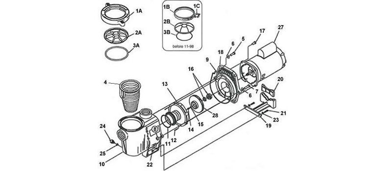 Pentair Whisperflo pump schematic