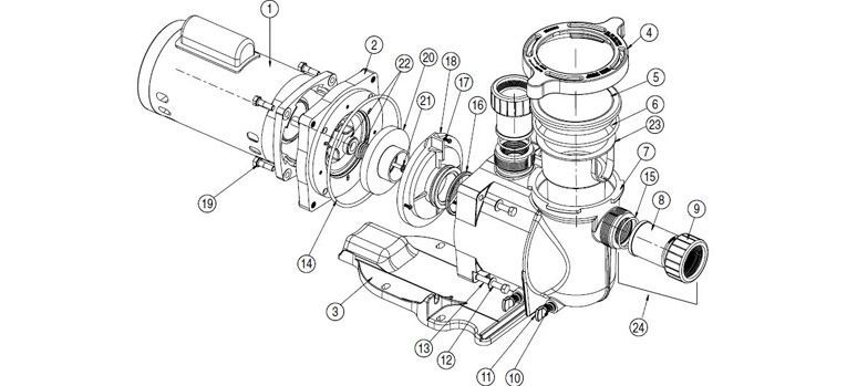 Pentair SuperFlo Pump Schematic