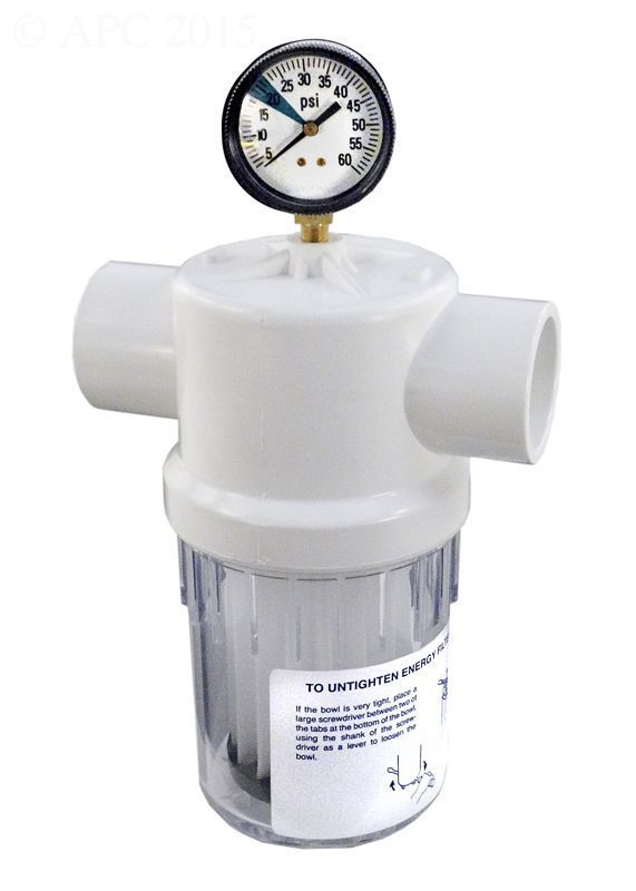 Jandy 2888 Ray-Vac Energy Filter With Gauge