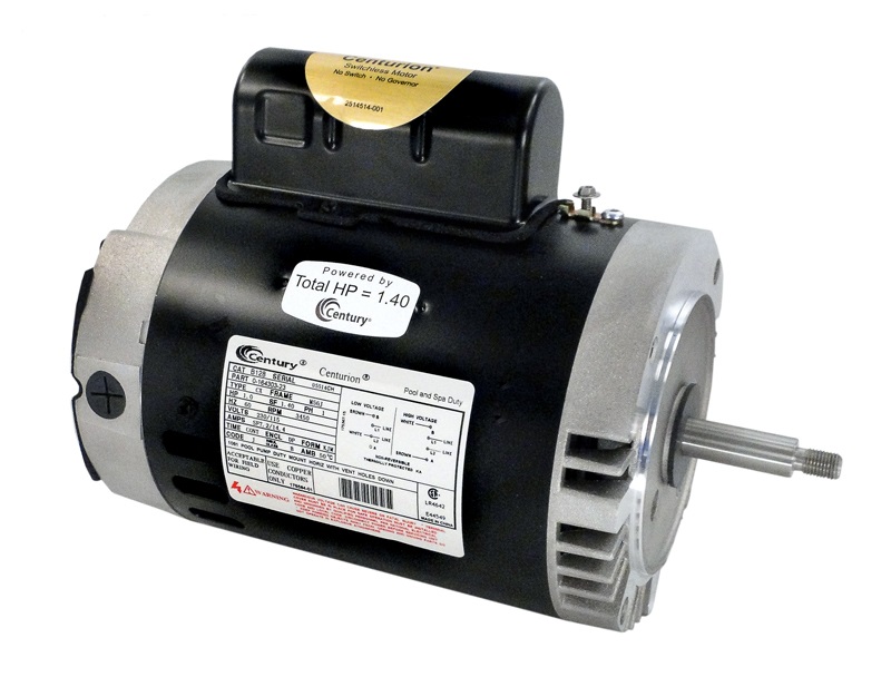 B128 Pool Pump Motor 56J Frame 1 HP C-Face 115/230V