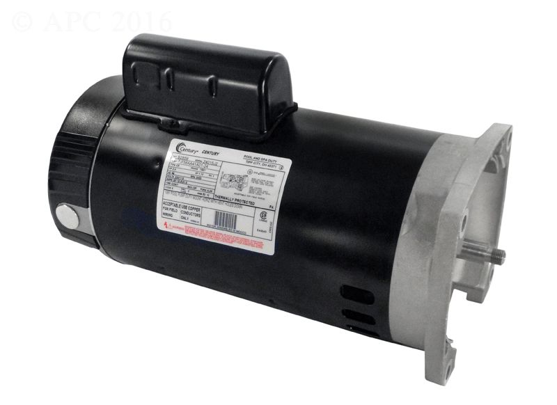 B2859 Pool Pump Motor 56Y Frame 2 HP Square Flange 115V/230V - Up Rate