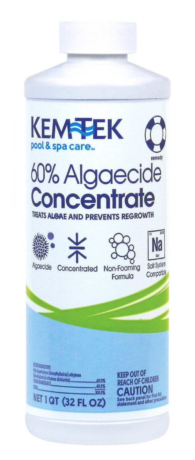 Kem-Tek Green Algaecide 60% - Concentrated - 1 Quart