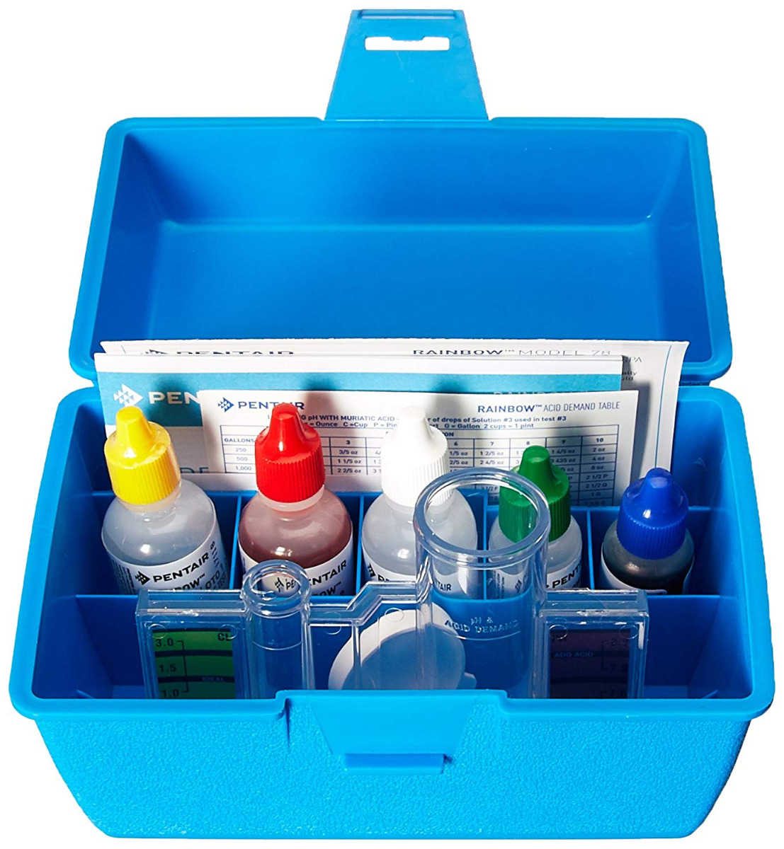 Rainbow R151186 78HR All in One 4 Way pH and Chlorine Test Kit 