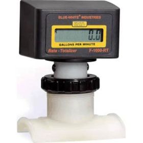 Blue White RB-400S4-GPM1 Flowmeter - Saddlemount 4 Inch - Sched 40 