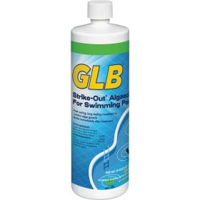 GLB Strike-Out® Green & Mustard Algaecide for Swimming Pools - 1 Quart