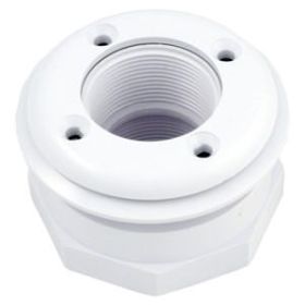 Hayward 1.5 Inch Inlet Fitting for Vinyl Liner, Fiberglass - White SP1408