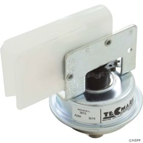 Tecmark 3015 Pressure Switch SPDT, 25A, 1-5 PSI, Stainless Threads
