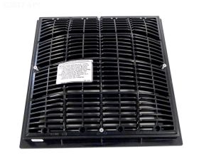 Waterway 640-4721V Drain Grate and Frame Black