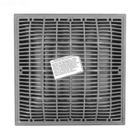 Waterway 640-4727V Drain Grate and Frame Gray