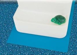 above ground pool ladder pad