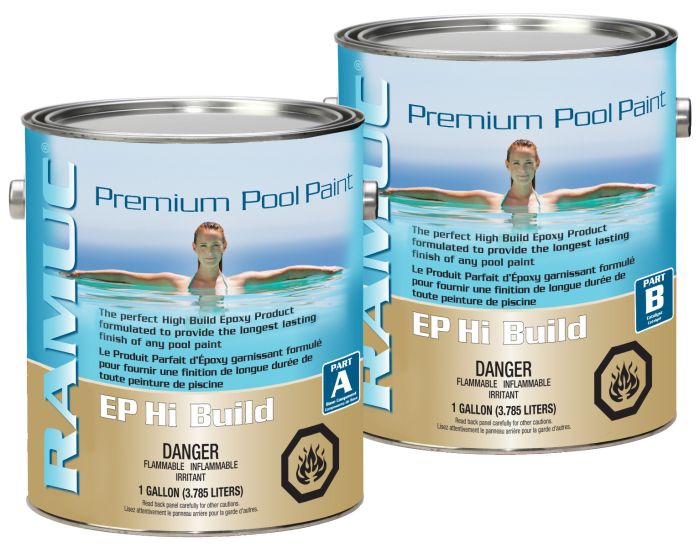 Ramuc EP HI Build Epoxy Swimming Pool Paint 2 Gallon Kit Dawn Blue